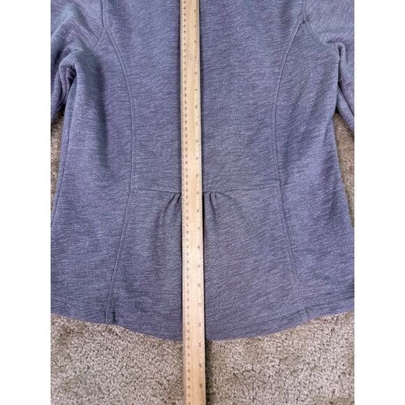 EDDIE BAUER Women's Long Sleeve Button Sweater Size S Gray Wrap E229 - Picture 8 of 9